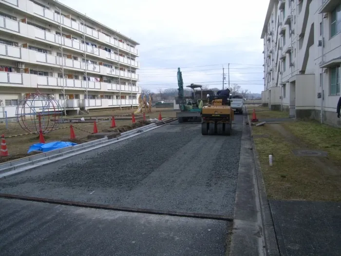 兵庫県加東市でアスファルト舗装の改修工事を行いました。