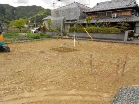 兵庫県西脇市の新築基礎工事