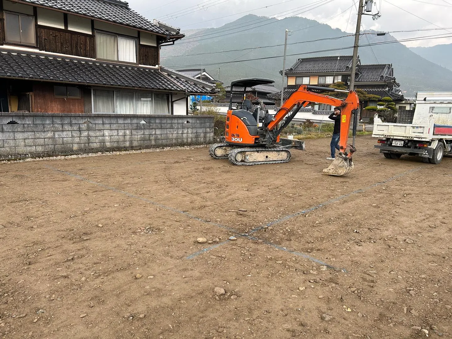 新築住宅基礎工事施工中！